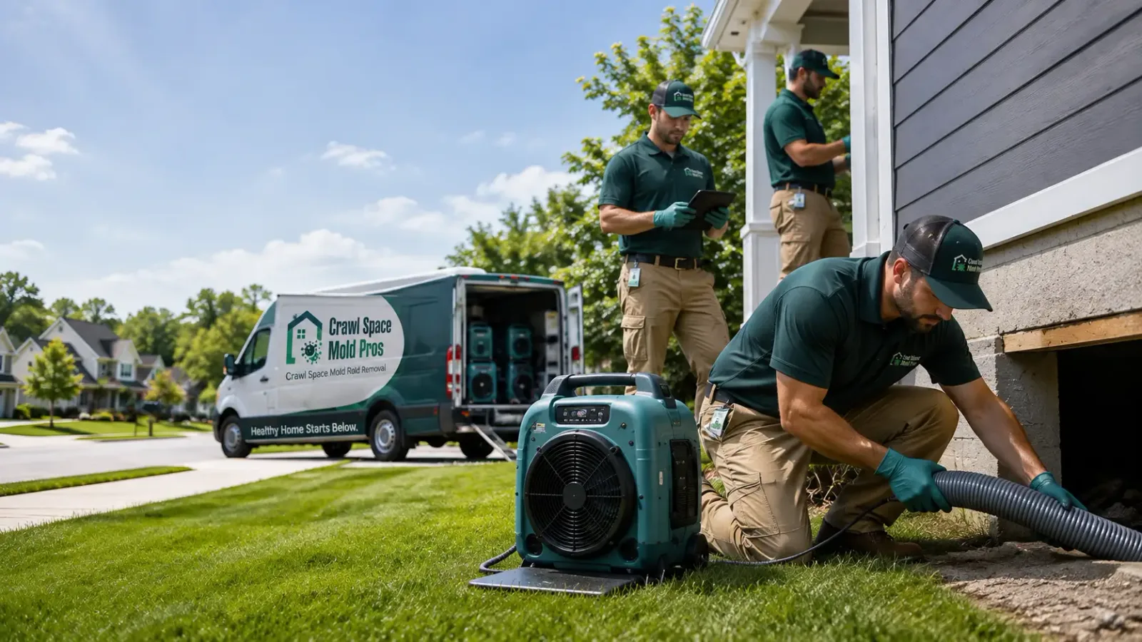 Crawl Space Mold Removal in Maple Springs, NY